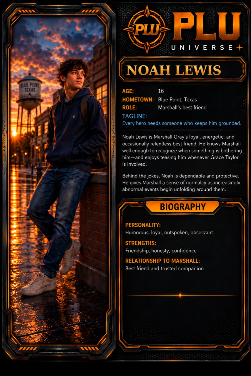 Character profile for Noah Lewis, Marshall's loyal best friend
